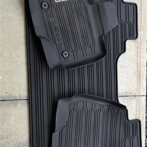 2025 Ford F150 OEM Black Rubber Floor Mats